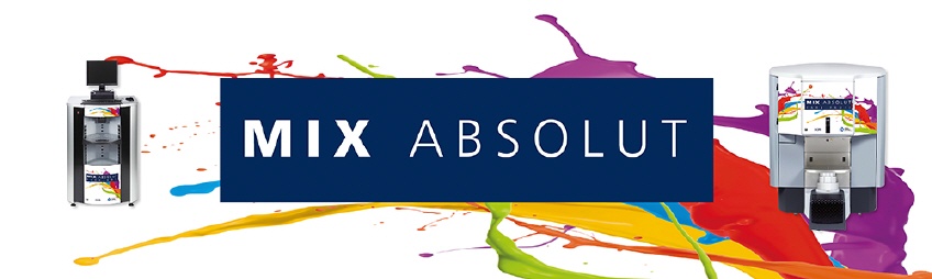 Buntes Logo mit verschieden bunten Farben von Sigmamix Absolut